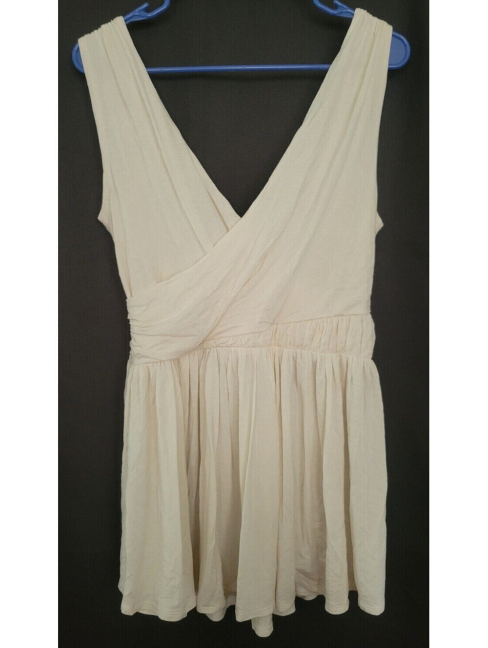 Victor Alfaro NWT Mini Dress Women’s Large French Vanilla Cafe Chic Casual